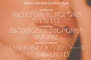 Kindly Season - 3 Font, a Serif Font by Dharmas Foundry (Thumbnail 13 of 13)