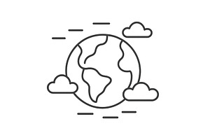 Creative illustration of a globe, a Technology Illustration by ZinetroN