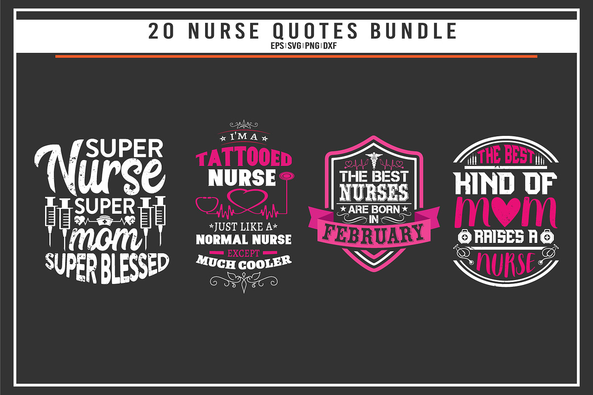 Nurse quotes saying bundle, a Graphic by Uniquesvg99 (Photo 2 of 7)
