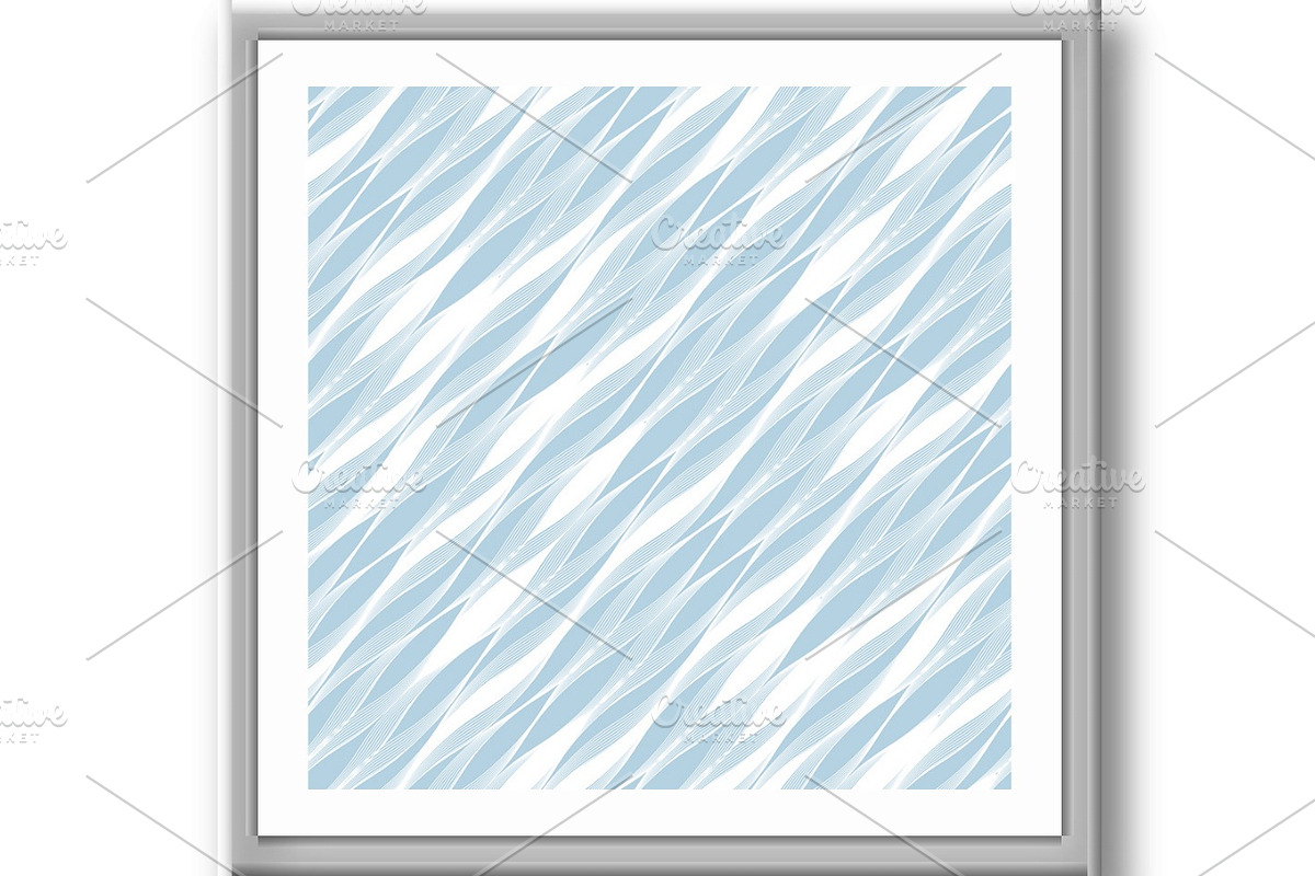 The geometric pattern with wavy, a Pattern Graphic by RODINA (Photo 3 of 3)