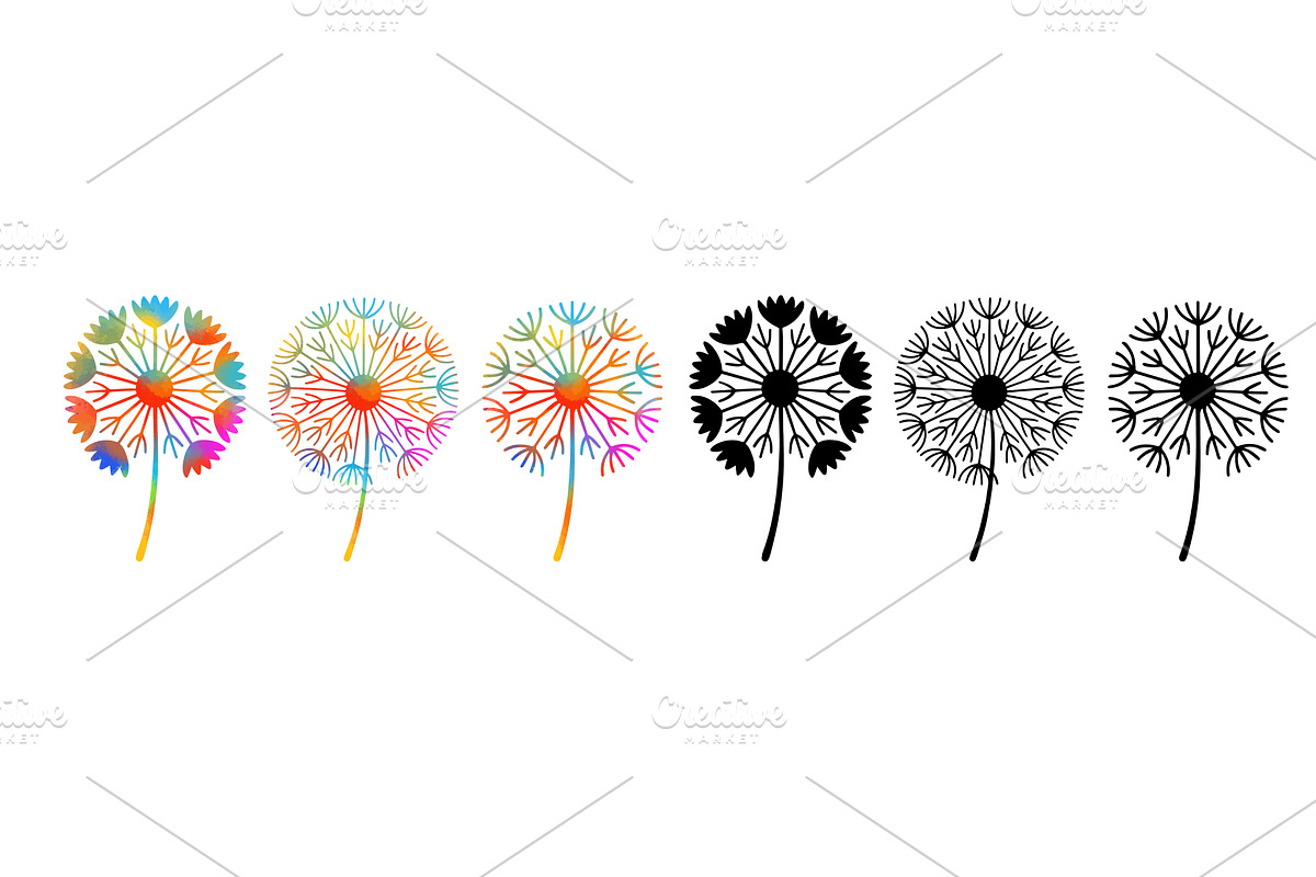 A set of different decorative, an Object Illustration by Nenahliadava Design