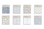 Modern Blues Pattern Collection, a Pattern Graphic by Mieken Petra Designs (Thumbnail 2 of 4)