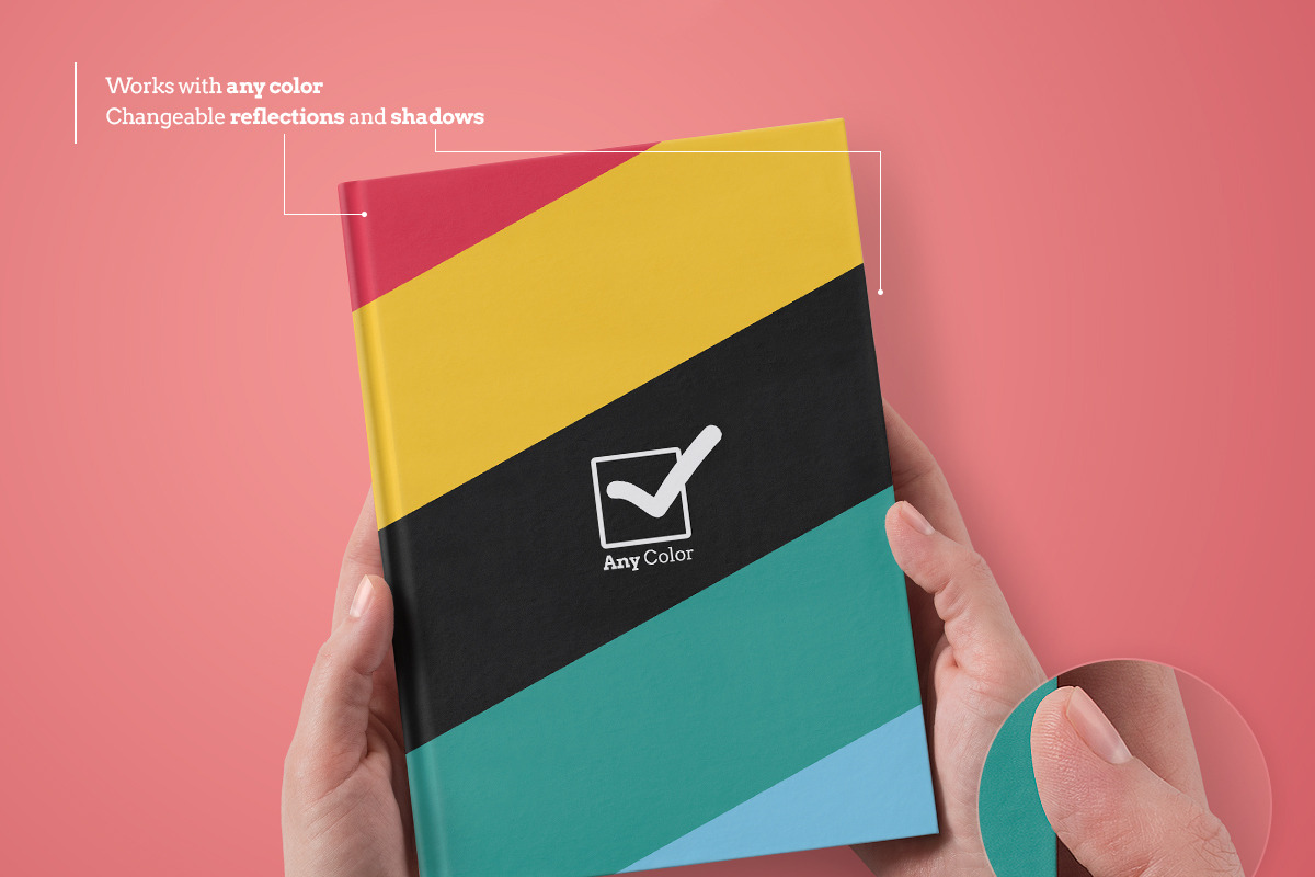 Book Mock-Up / Hardcover Edition, a Books & Magazine Mockup by PuneDesign (Photo 12 of 13)