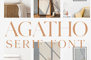 Agatho Serif Font, a Serif Font by Andfonts (Thumbnail 1 of 11)
