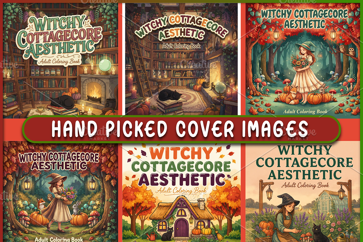 Witchy Cottagecore Aesthetic, a Seasonal Illustration by Ink Gallery (Photo 3 of 4)