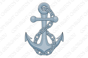 Ship Anchor Boat Chain Nautical