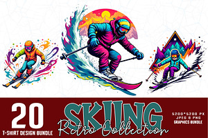 Winter Skiing Sport Lover Graphics, a Graphic by Sofia's Fashion