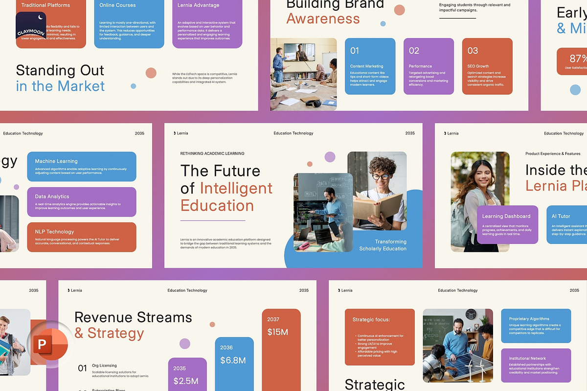 Education Technology Presentation, a Presentation Template by Claymoon Lab (Photo 2 of 7)