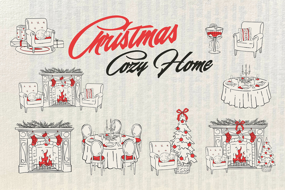 Hand-Drawn Christmas Collection, an Object Graphic by Iryna Danyliuk (Photo 8 of 14)