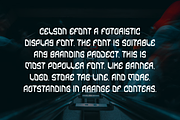 Celson Efont - Futuristic Font, a Sans Serif Font by Iqsiart Studio (Thumbnail 6 of 6)