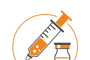 Covid-19 Vaccine and Syringe, a Healthcare Illustration by TAlex (Thumbnail 4 of 7)
