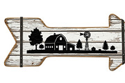 Modern farmhouse decor silhouette, an Illustration by Amazin_art (Thumbnail 16 of 35)