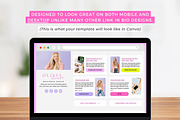 Link In Bio Template, Canva Website, a Landing Page Template by Ciera Design Templates (Thumbnail 7 of 8)