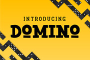 Domino Font, a Slab Serif Font by Fox7 By Rattana (Thumbnail 1 of 8)