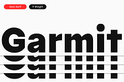 Garmit Family Font, a Sans Serif Font by Fitrah Type (Thumbnail 1 of 10)