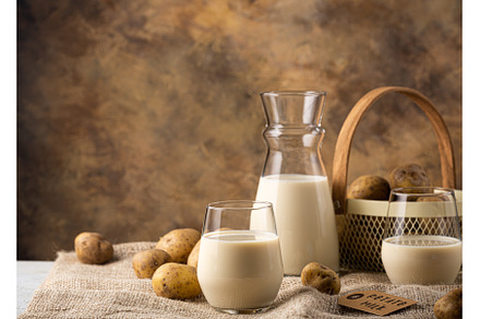 Potato milk alternative non dairy, a Food & Drink Photo by Iryna Melnyk Photography