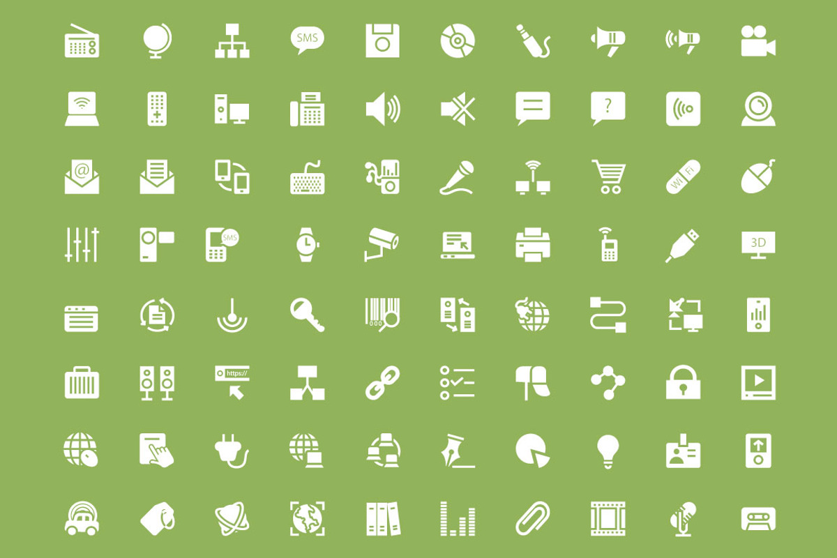175+ Communication Vector Icons preview 2