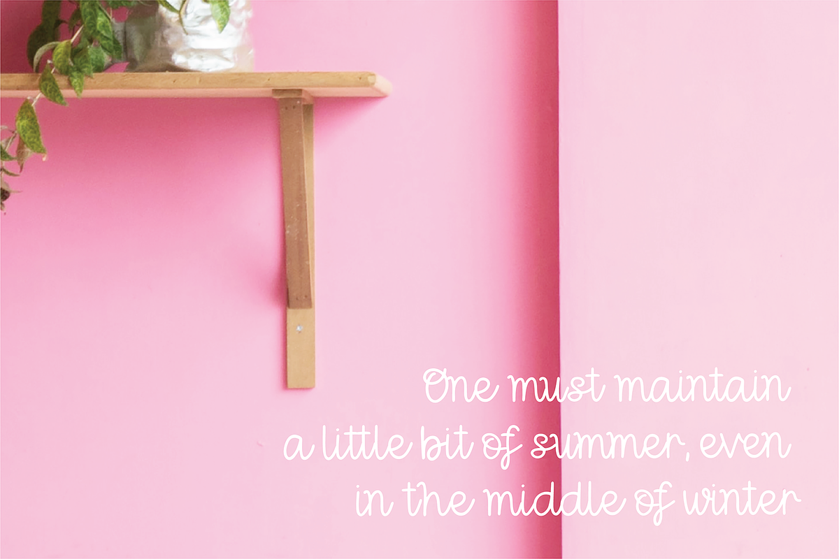 LEMONADE SCRIPT a Cute Cursive Font preview 3