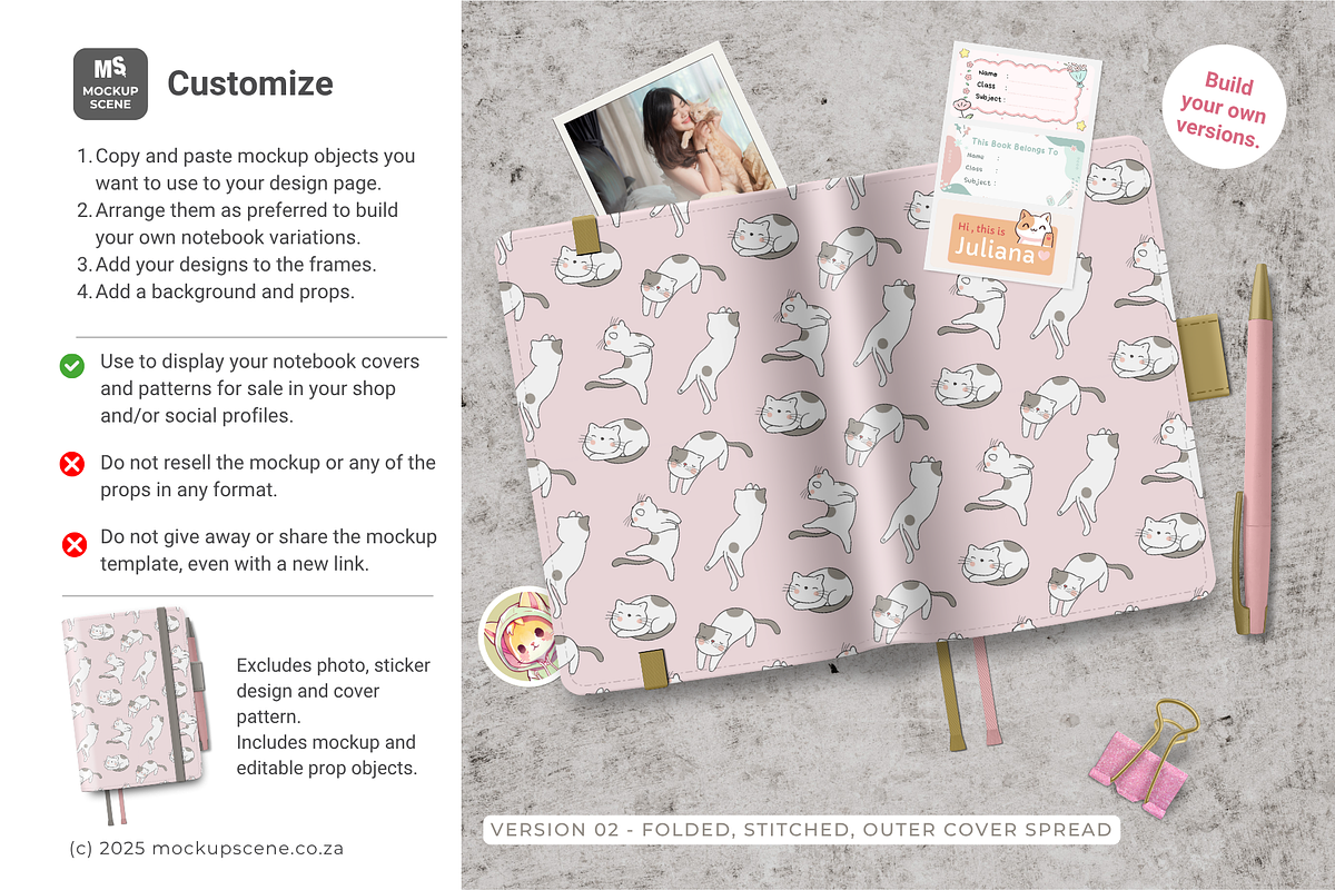Assorted Notebooks Canva Mockup Set, a Books & Magazine Mockup by Mockup Scene (Photo 9 of 13)