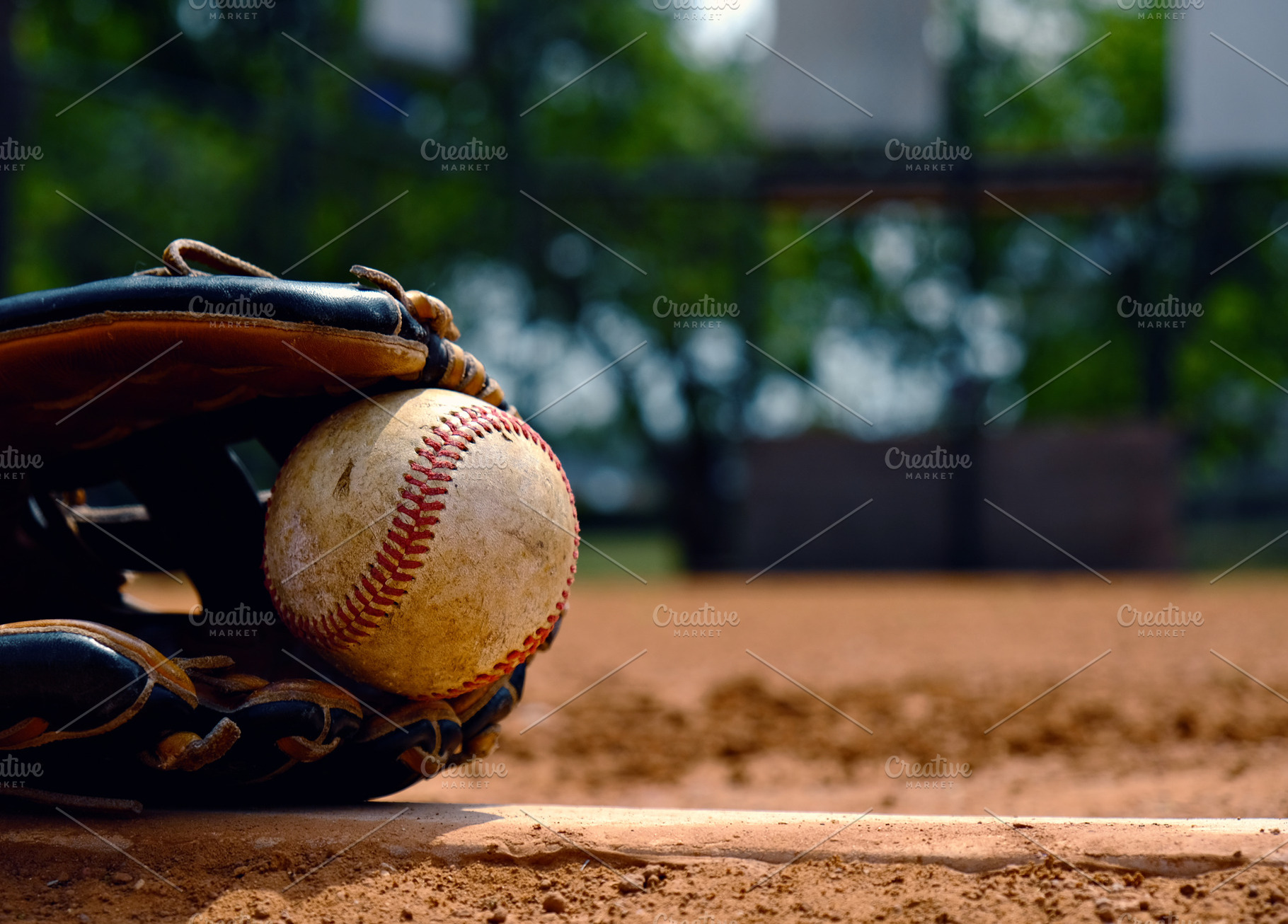 Baseball Glove on Field, a Sports & Recreation Photo by ccestep8