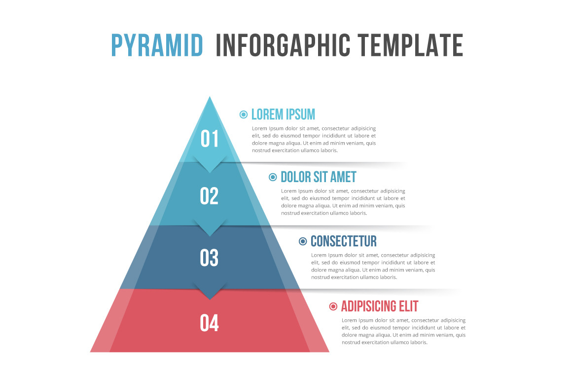 Pyramid - Infographic Template | Graphics ~ Creative Market