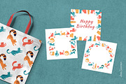 Cats - clipart & seamless patterns, an Animal Illustration by Anna Summer (Thumbnail 3 of 8)