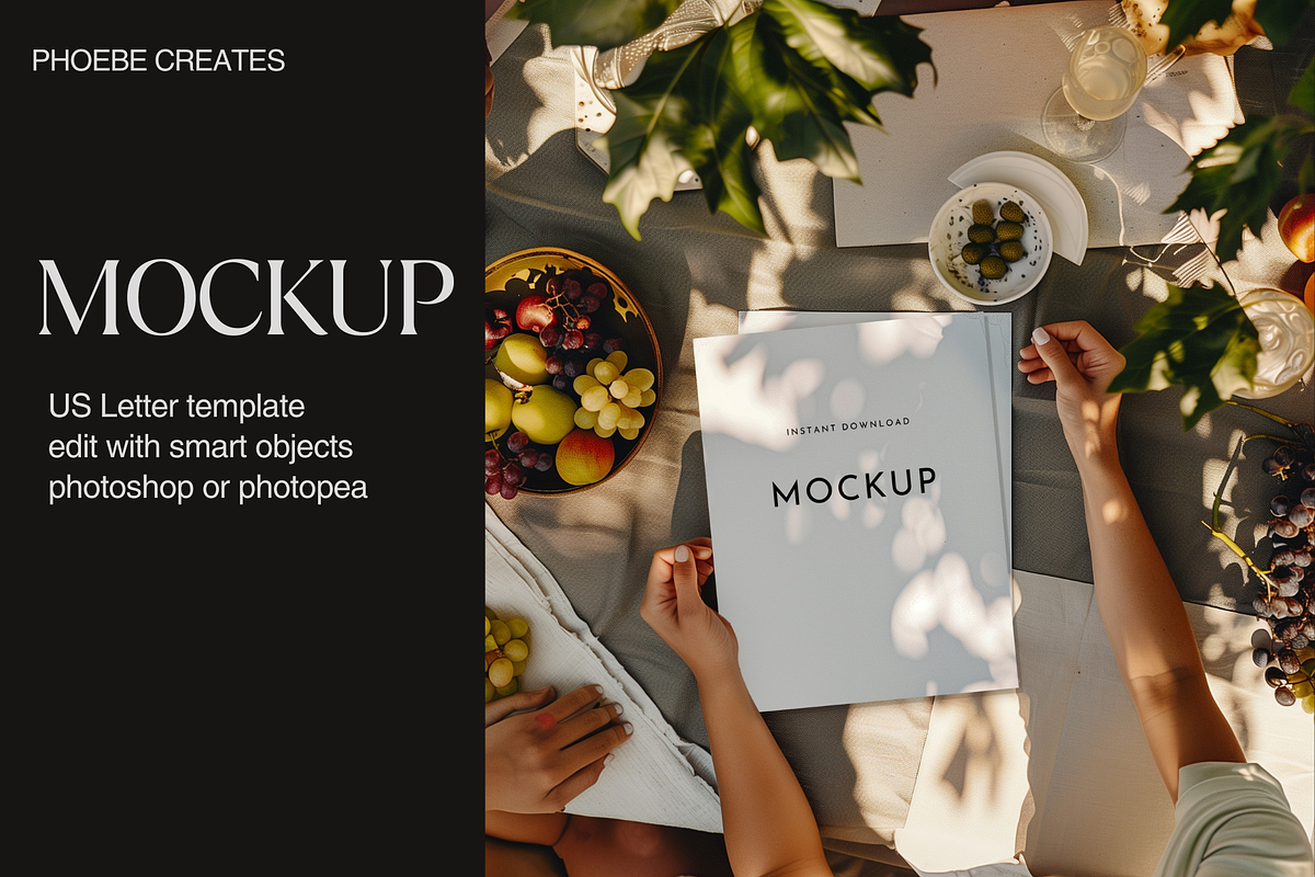 US Letter Mockup – Outdoor Lifestyle, a Mockup by PhoebeCreates (Photo 1 of 6)