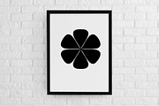 Flower Silhouette SVG #2, an Object Illustration by newminddesign (Thumbnail 2 of 3)