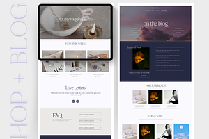 Mystic Website Squarespace Template