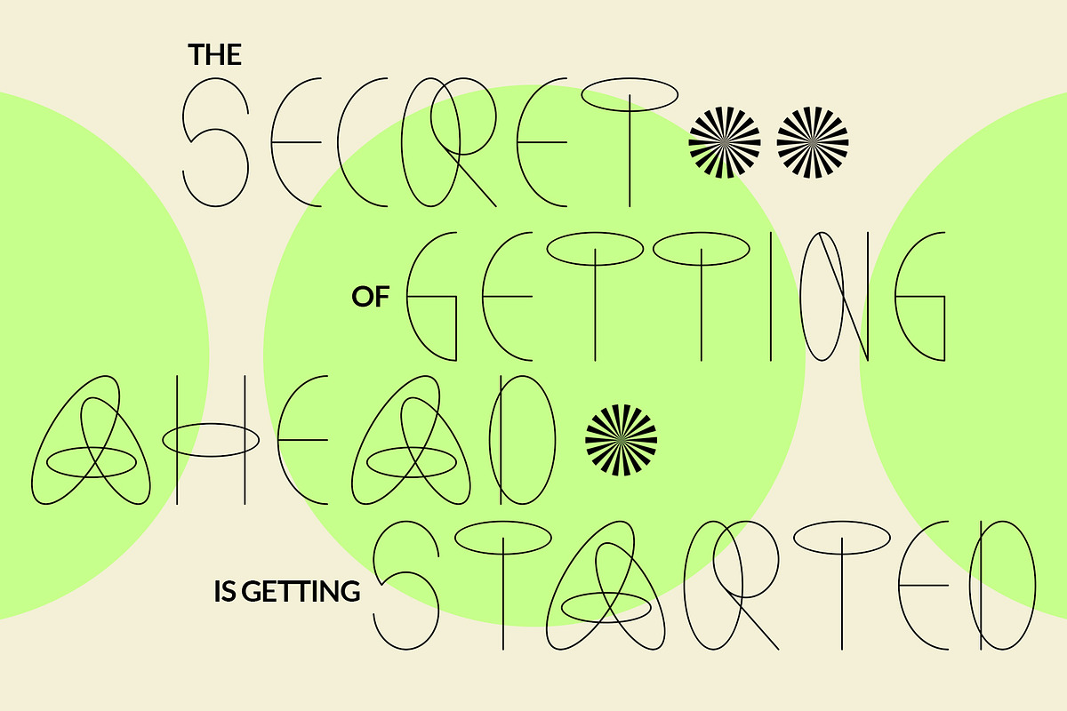 Modern Geometric Thin Font - Verisio, a Font by CreativeFolks (Photo 3 of 6)