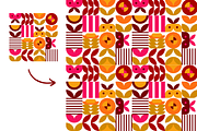 Spring Geometric Floral Pattern, a Pattern Graphic by ItsReksita Pattern (Thumbnail 6 of 10)