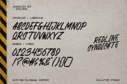 Redline Syndicate Display Font, a Handwritten Font by Rillatype (Thumbnail 7 of 9)