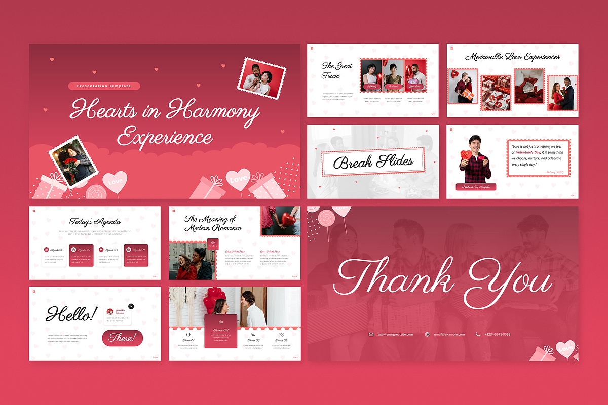 Valentine's Day PowerPoint, a Presentation Template by Antstheme (Photo 4 of 4)