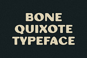 Bone Quixote Typeface, a Handwritten Font by Taylor Penton (Thumbnail 1 of 5)