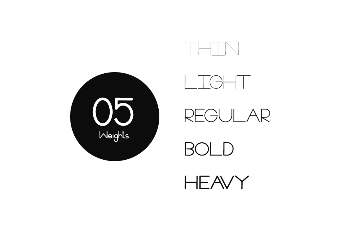 VECTOR - Minimal & Modern Typeface preview 5