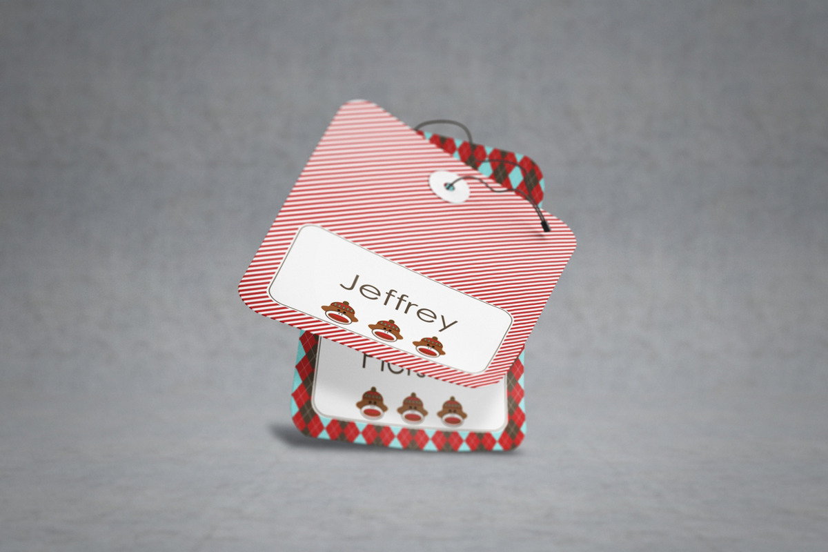 Die Cut Tag Mock-Up, an Apparel Mockup by MassDream (Photo 6 of 9)