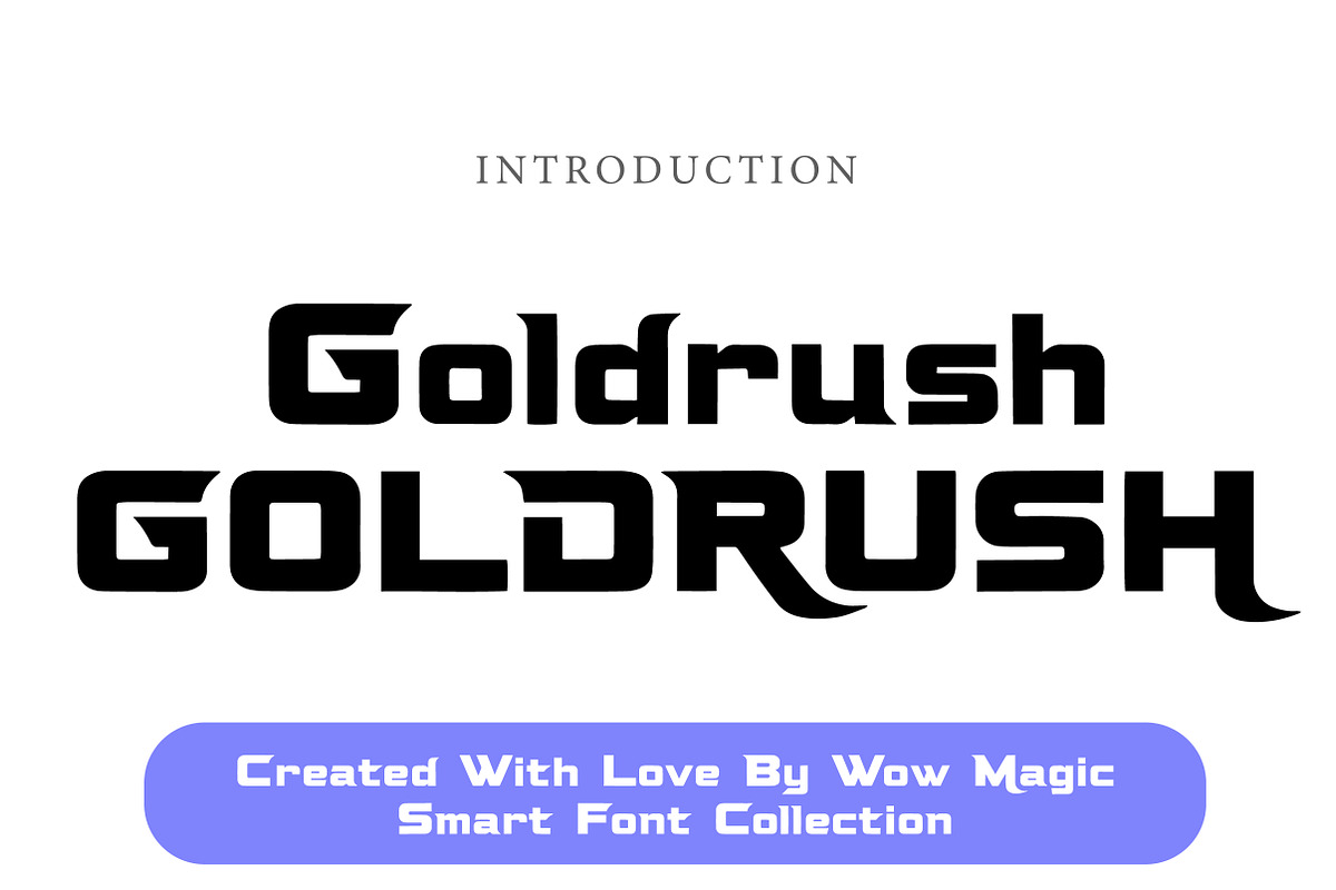 Goldrush, a Serif Font by Wow Magic (Photo 1 of 3)