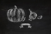 Vegetables chalk, an Illustration by Anna (Thumbnail 5 of 5)