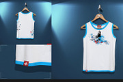 Tank Shirt On 5 Stages Mock-up, a Hoody Mockup by Mocca Mockups Store (Thumbnail 7 of 69)
