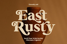 East Rusty Retro Serif