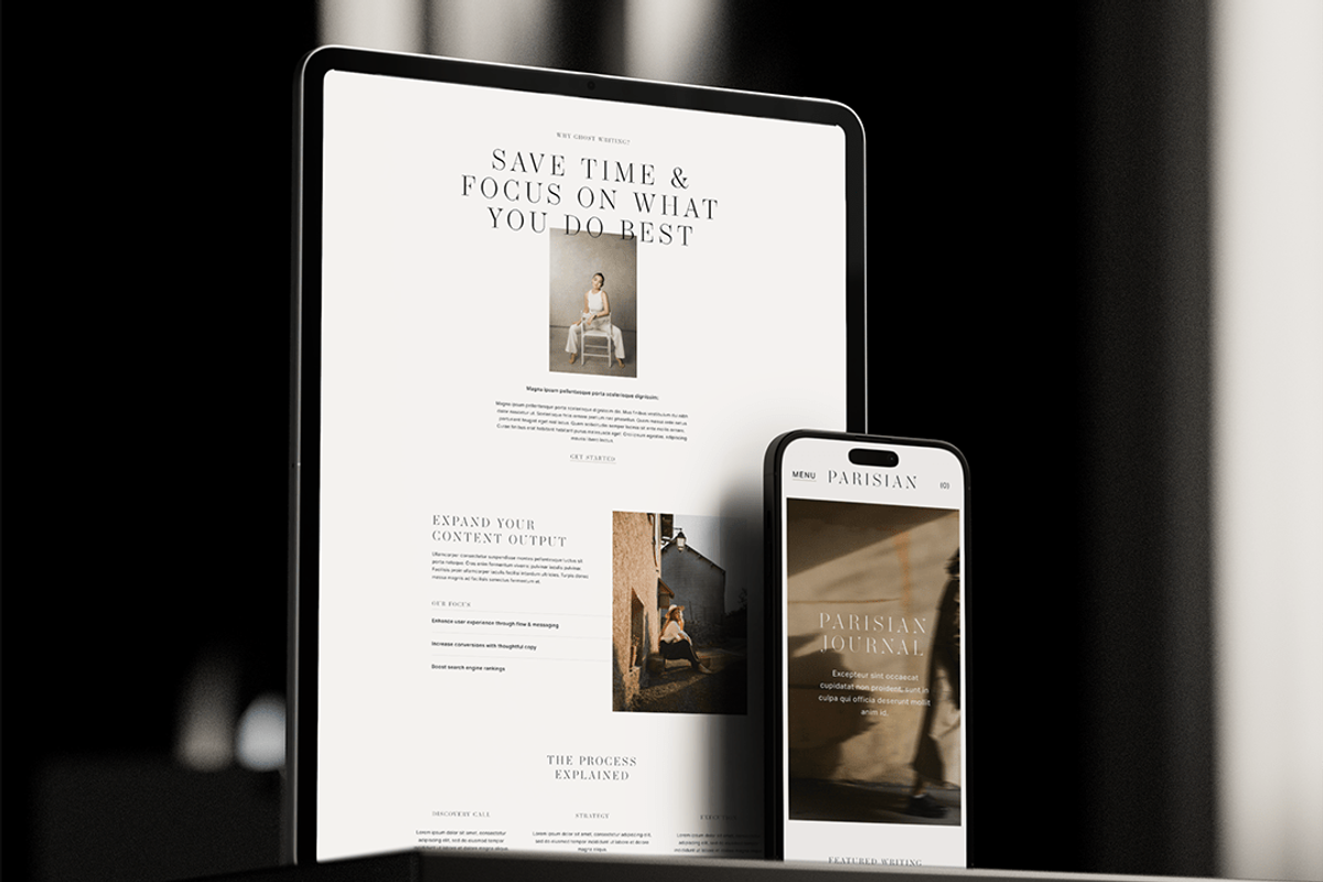 Parisian: Squarespace 7.1 Template, a Squarespace Template by The Styled Square (Photo 3 of 7)