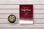 Burgundy Watercolor Backgrounds, a Texture Graphic by KitsPix (Thumbnail 2 of 4)