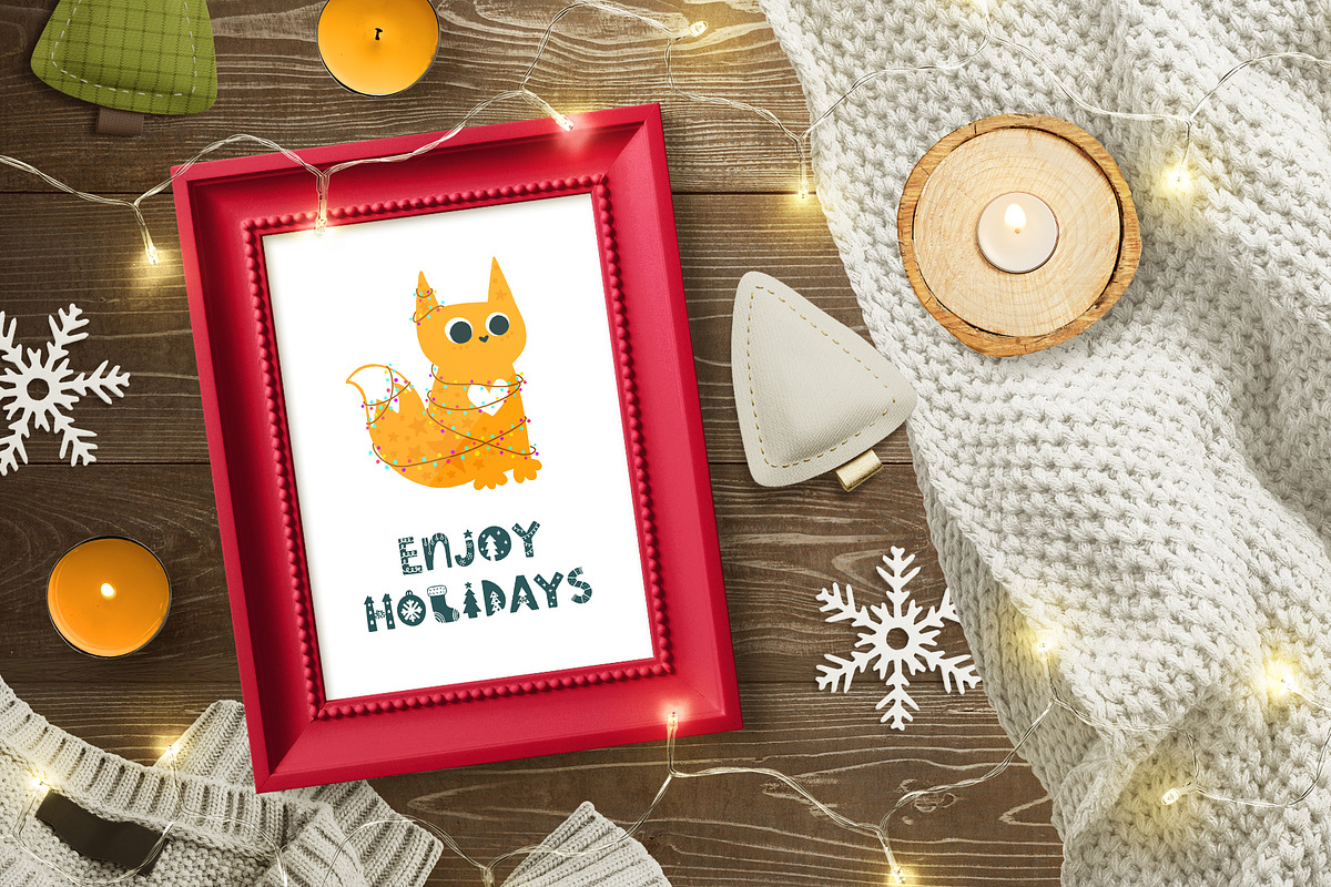 Decorative Funny Christmas Font! preview 2