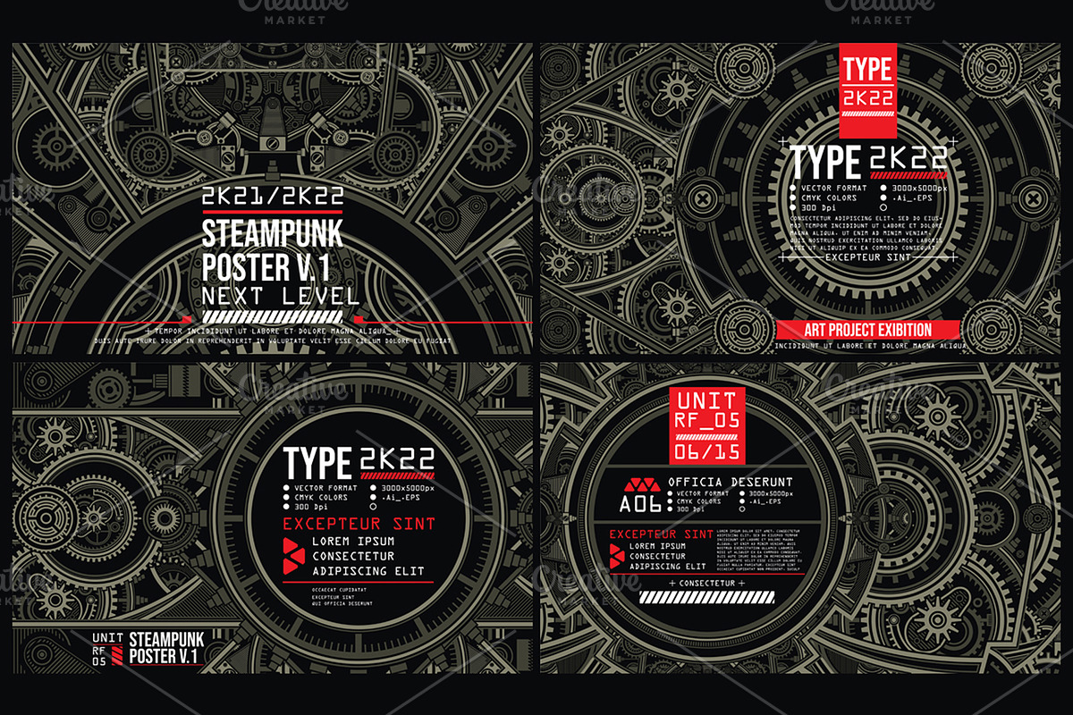 7 Mecha poster chapter 2, a Pattern Graphic by the-sastra (Photo 2 of 3)