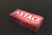 Stack of paper mock-up, a Mockup by mockupbank (Thumbnail 1 of 8)