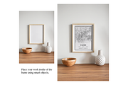 Picture Frame Mockup Mega Bundle 6, a Household Mockup by Saguaro Digital (Thumbnail 11 of 20)
