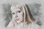 Ink Portrait Volume 02, an Action Add-On by Gromov Design (Thumbnail 4 of 6)