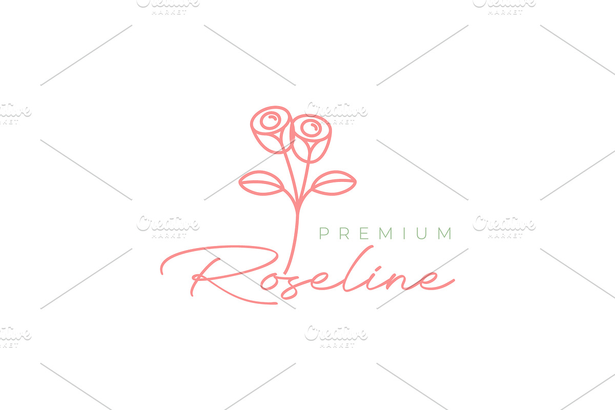 flower rose beautiful feminine logo, a Branding & Logo Template by devastd