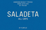 Saladeta, a Handwritten Font by Florflai (Thumbnail 1 of 5)