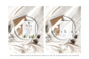 Winter Minimalist Invitation Mockups, an Invitation Template by My Lovely Stock (Thumbnail 3 of 8)